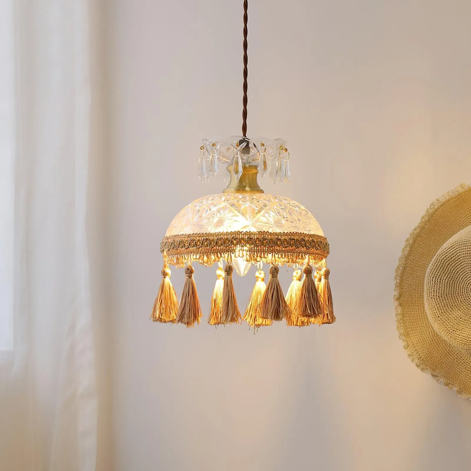Bowl Tassel Pendant Light KL258
