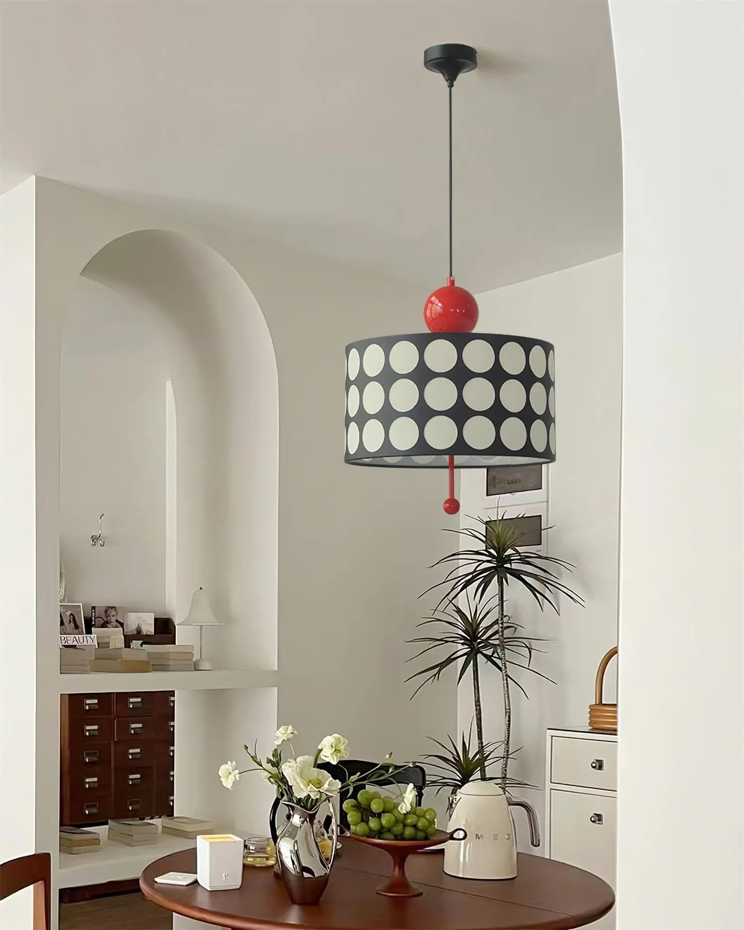 Graphic Checkered Pendant Light - Retro Chic Style for Dining Room and Kitchen Island KL341