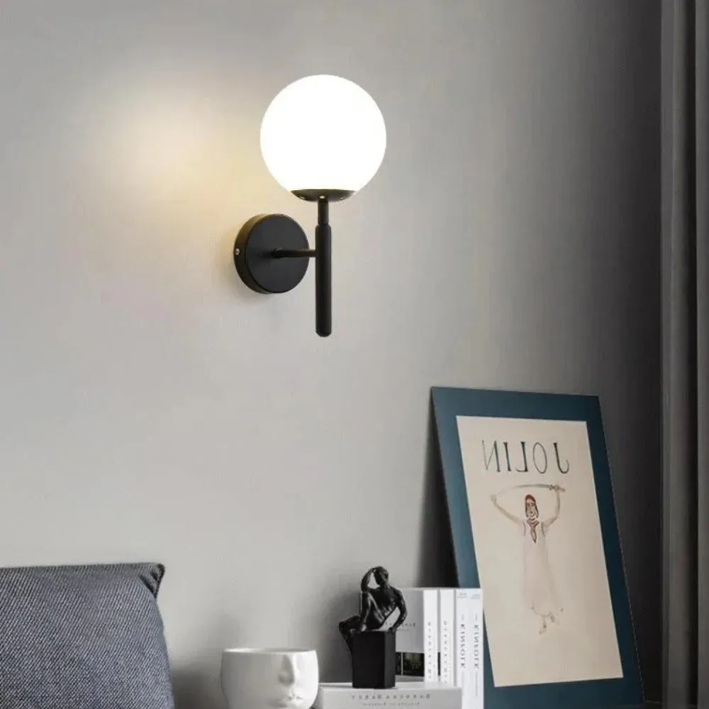 Milky Glow Modern Metal Wall Lamp D791
