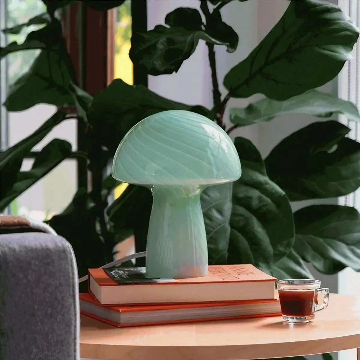 Modern Design Stained Glass Mushroom Lamp KL35