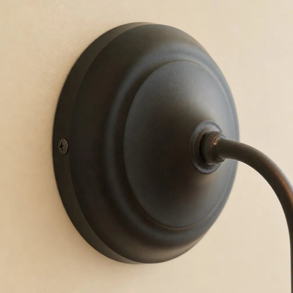 Solmire Contemporary Wall Light - Tailored Fabric Metal Wall Fixture for Bedroom and Hallway A23