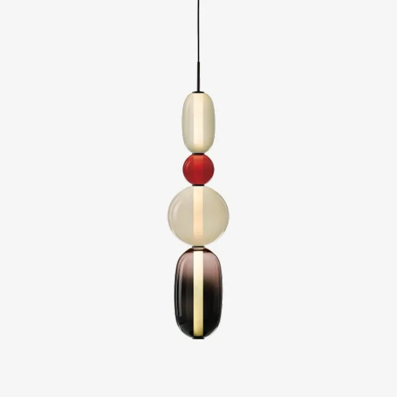 Nordic Art Deco Stained Glass Pendant Light KL182