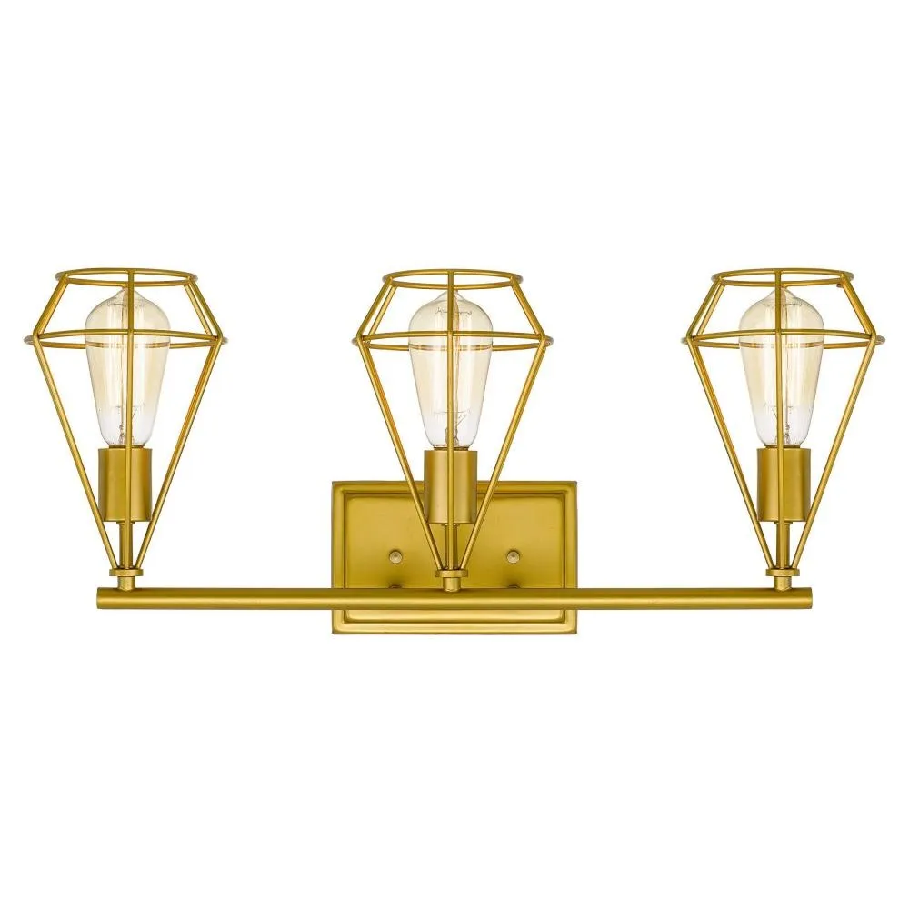 Vintage Industrial Design Gold Wall Light KL86