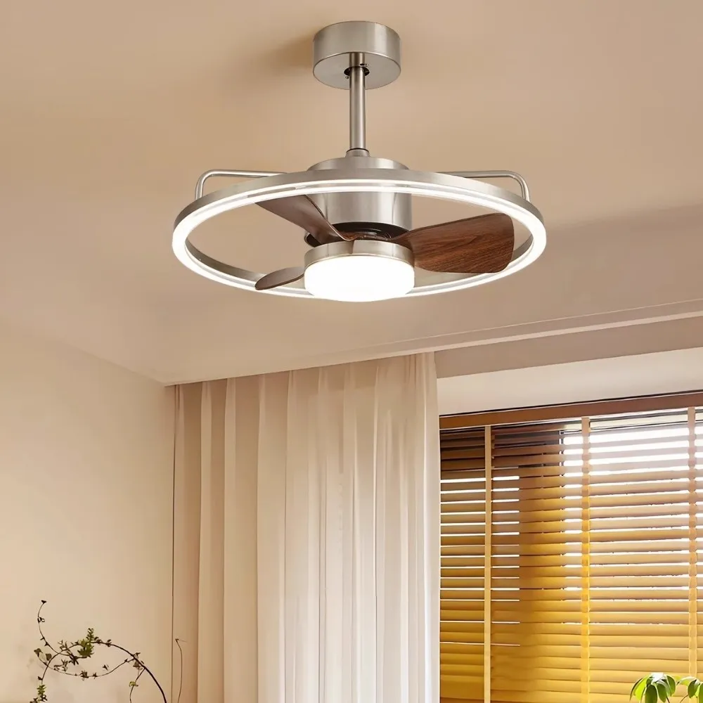Vintage Bauhaus LED Silent Fan Ceiling Light KL943