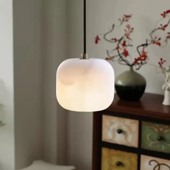 Alabaster Bedside Pendant Light D423