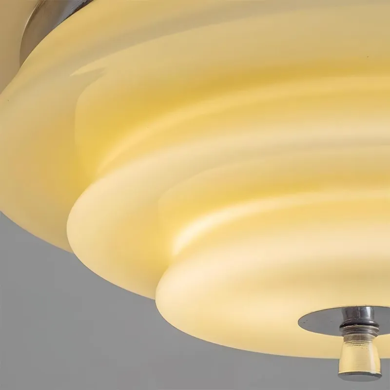 Mallew Cream Style Ripple Ceiling Light- Vintage Inspired Lamp for Living Room KL2251