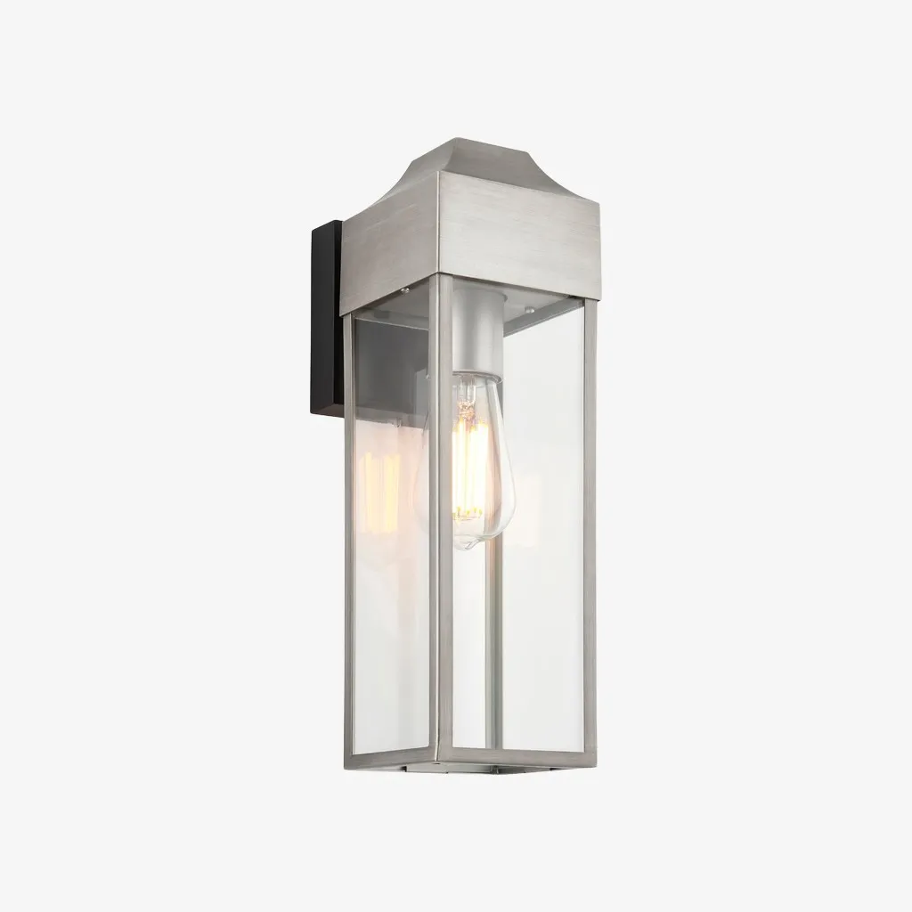 Georgon Exterior Wall Lantern Light - Clear Glass Shade, Classic Architectural Style for Outdoor Spaces KL1960