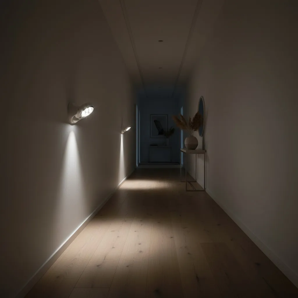 Adjustable Motion Sensor LED Wall Light KL179
