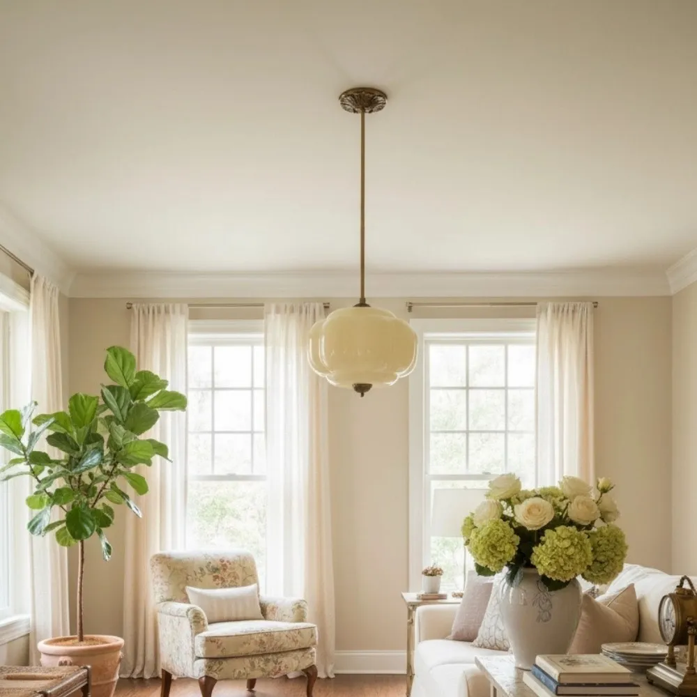 Retro Glass Eloise Pendant Light For Kitchen Island KL801