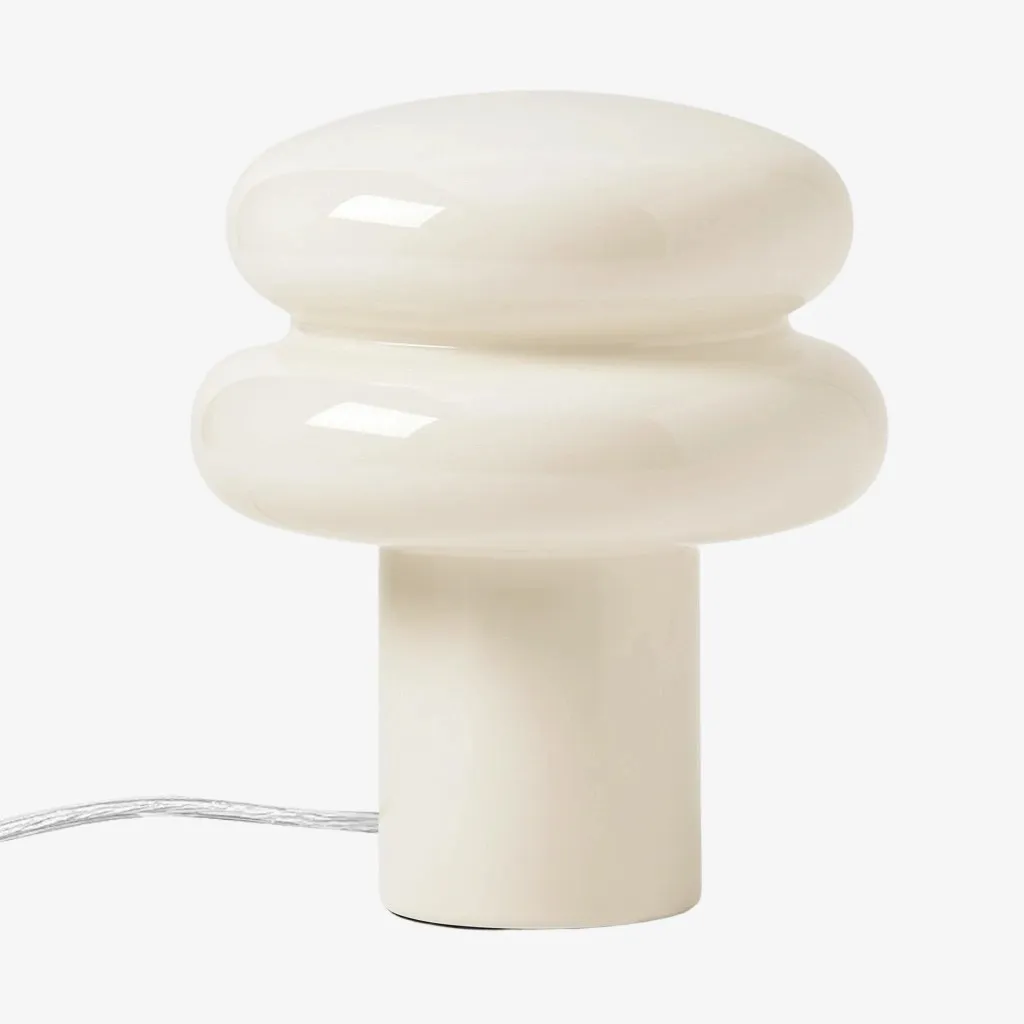 Orra Mushroom Glass Table Lamp - Gentle Colorful Table Light for Relaxing Ambience KL1563