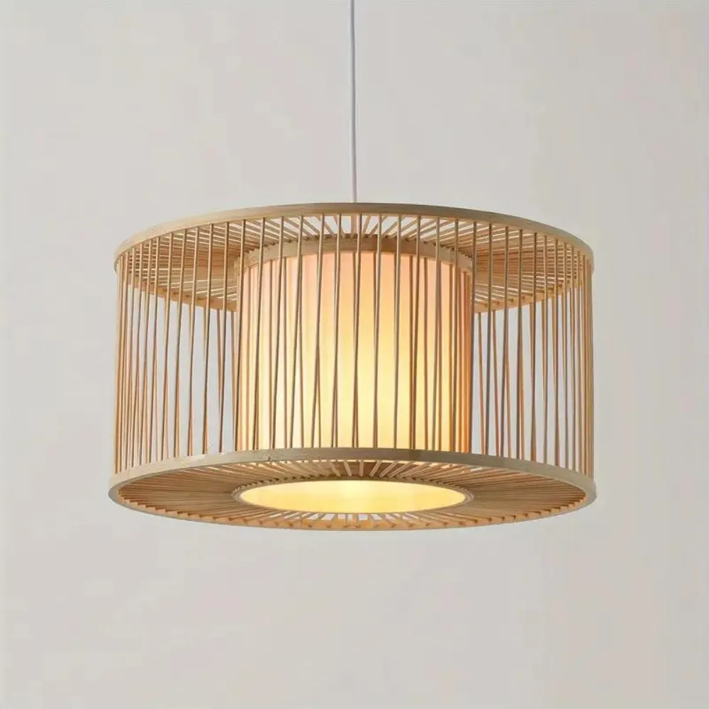 Night Butterfly Bamboo Pendant Light D900