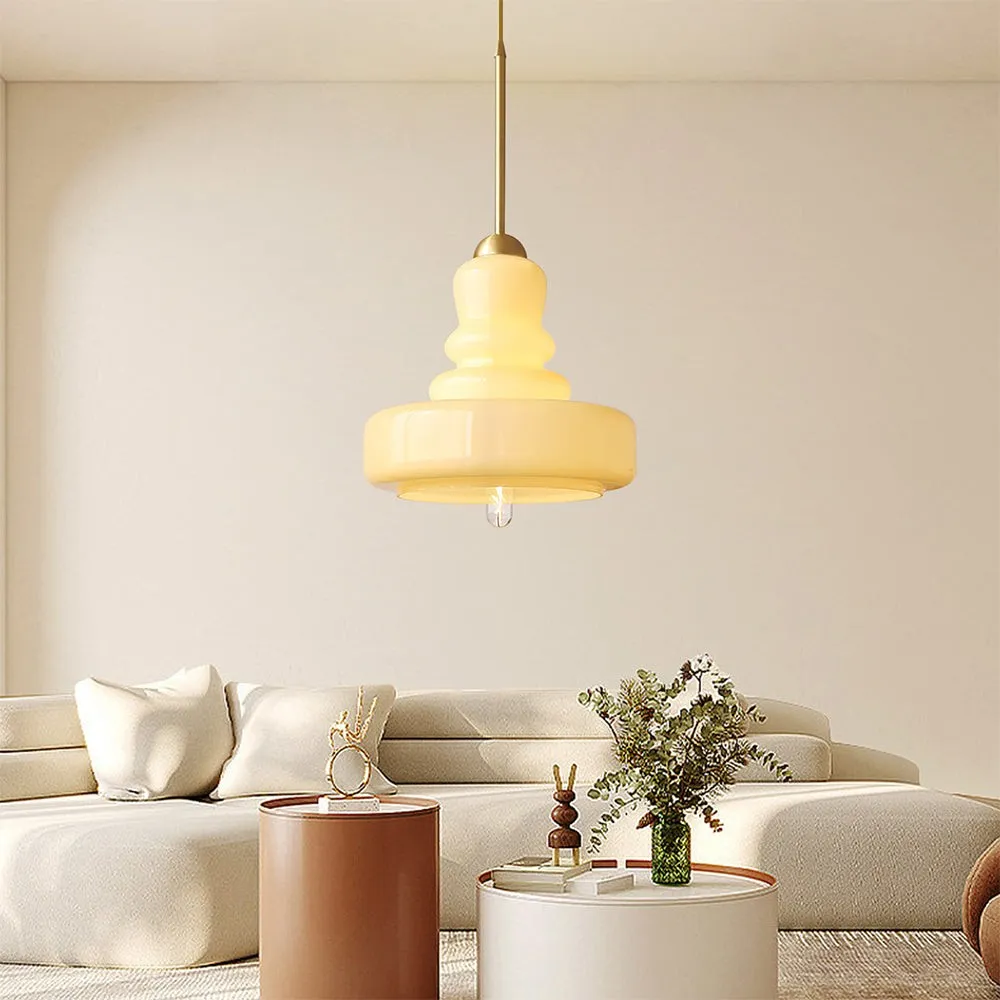 Mid Century Modern Gourd Glass Pendant Light KL132