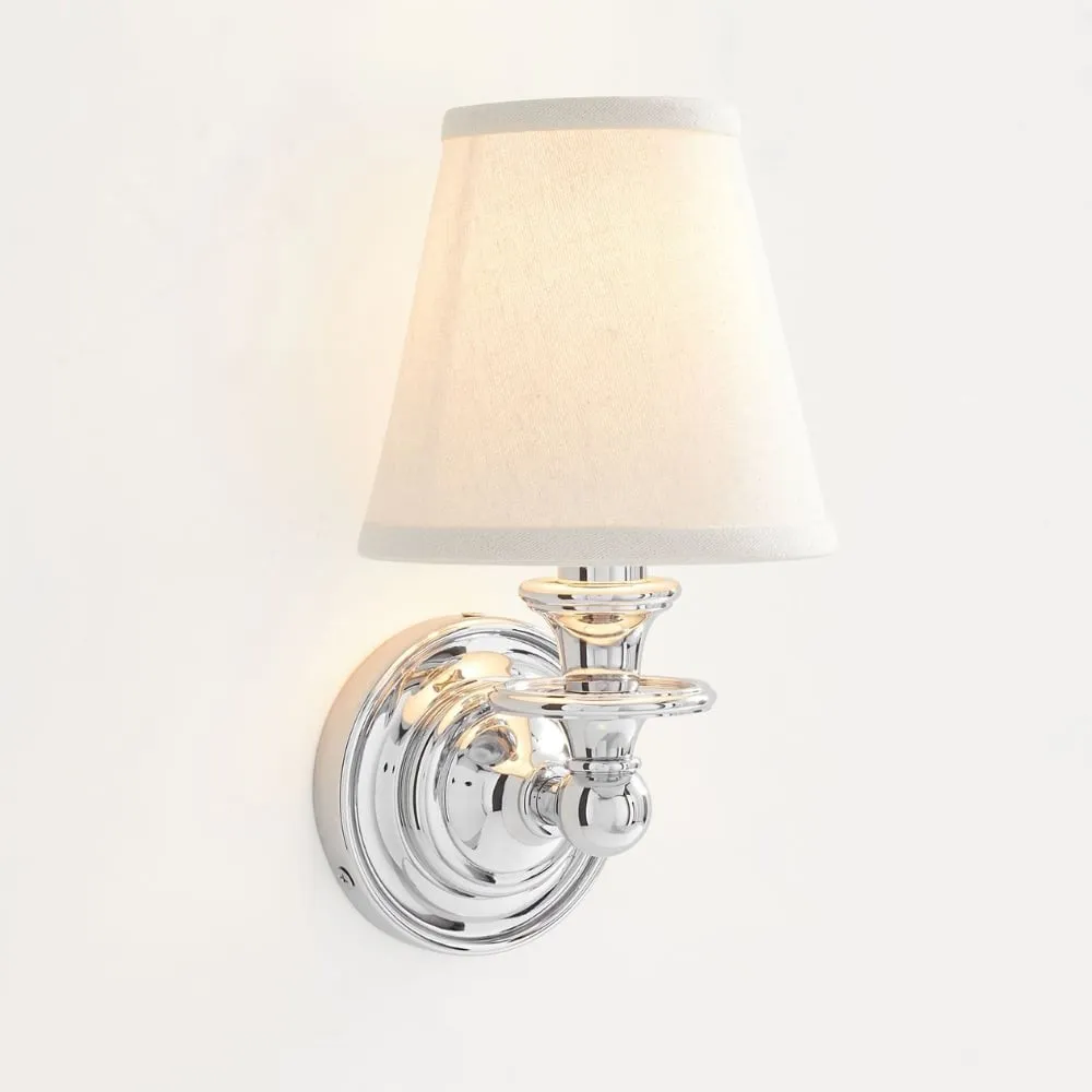 Kalvora Classic Sculpted Wall Sconce – Fabric Shade Sconce For Indoor Accent Lighting KL1162