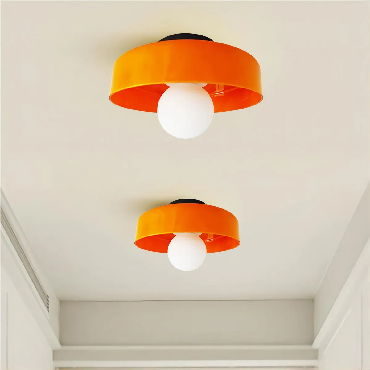 Morandi Disc Orb Wall Ceiling Lamp
