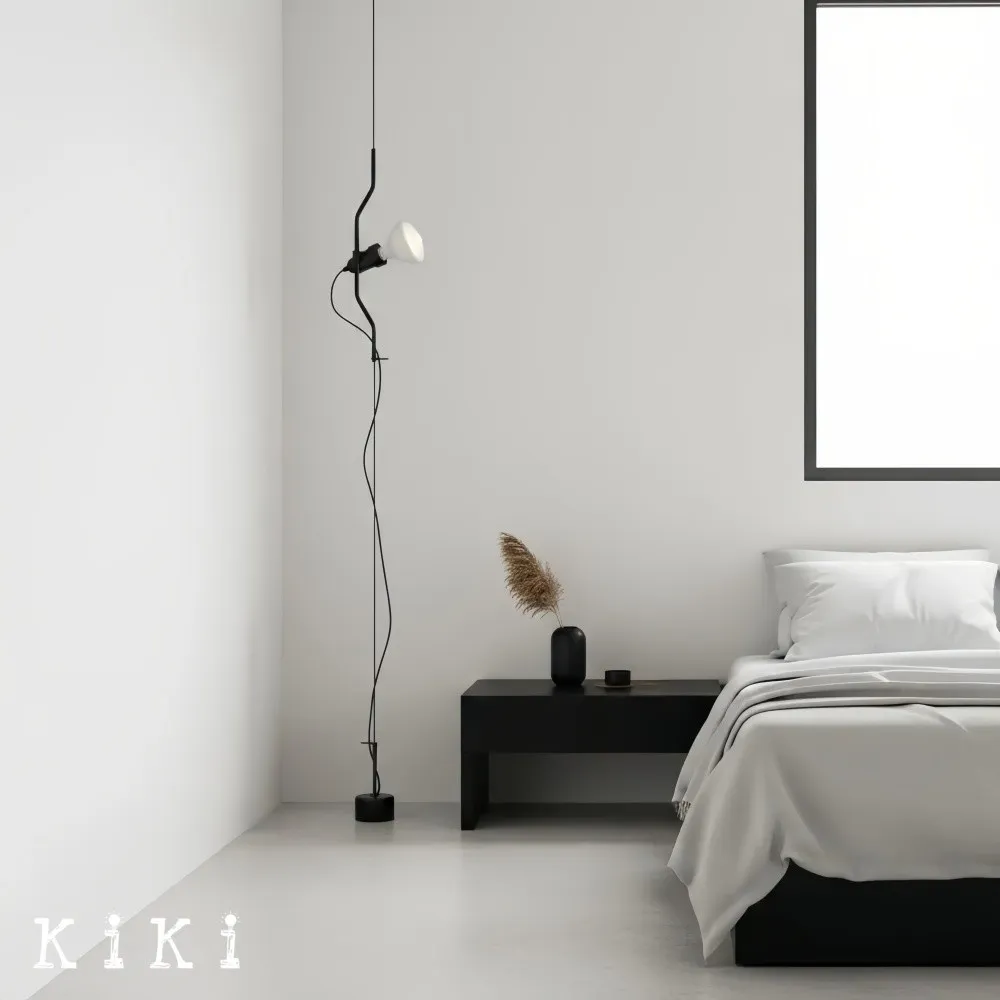 Parentesi Ceiling Lamp - Modern Adjustable Metal Pendant Light for Bedrooms