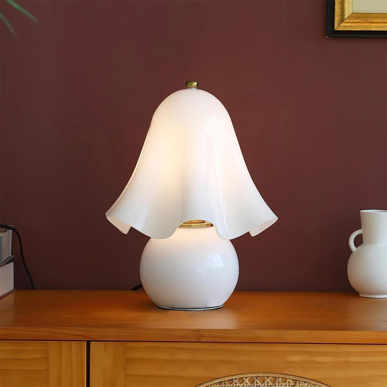 Bellina Decorative Table Lamp - Sculptural Bell Flower Shape KL1451