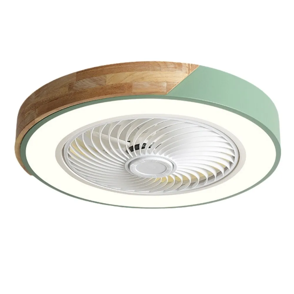 Scandinavian Style Wood Round Ceiling Fan Light KL932