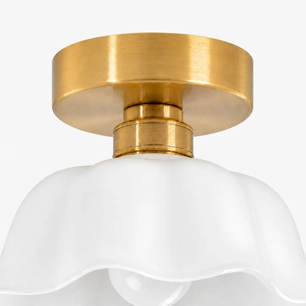 Cienax Mid-Century Flower Ceramic Ceiling and Pendant Light - Suitable for Kitchen and Living Room A55