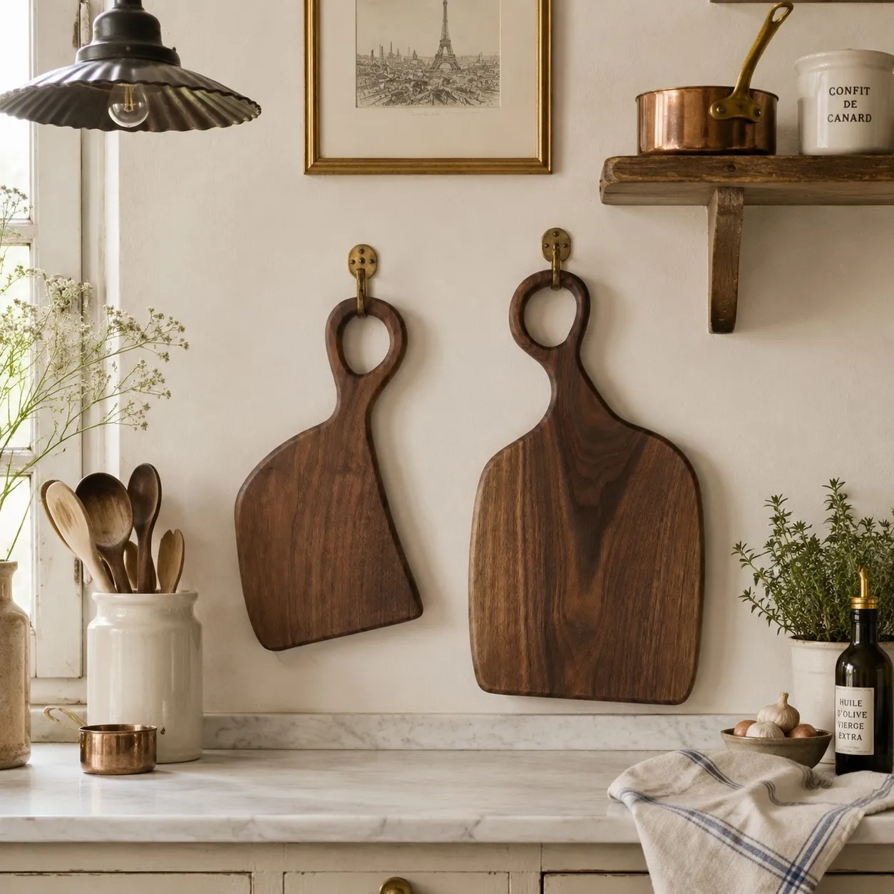 Scene: kitchen wall storage
