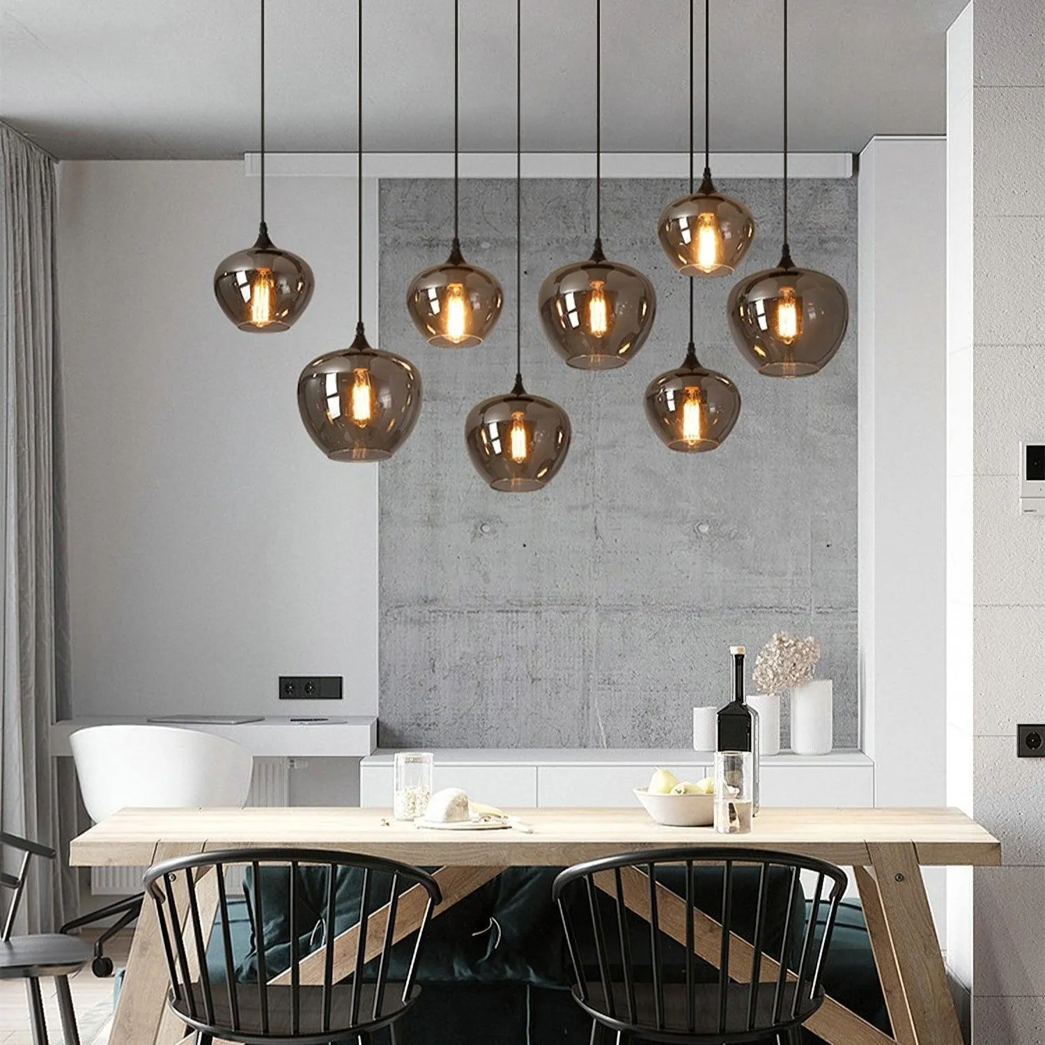 Bottle Pendant Light D363