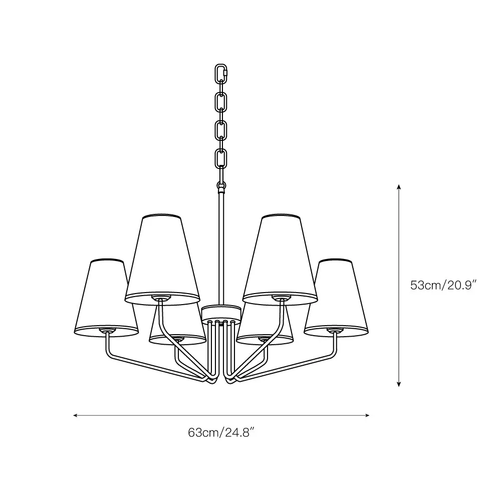 Kennedy Chandelier D501