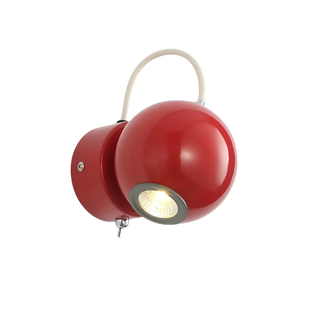 Modern Cream Magnetic Attractor Ball Wall Lamp KL167
