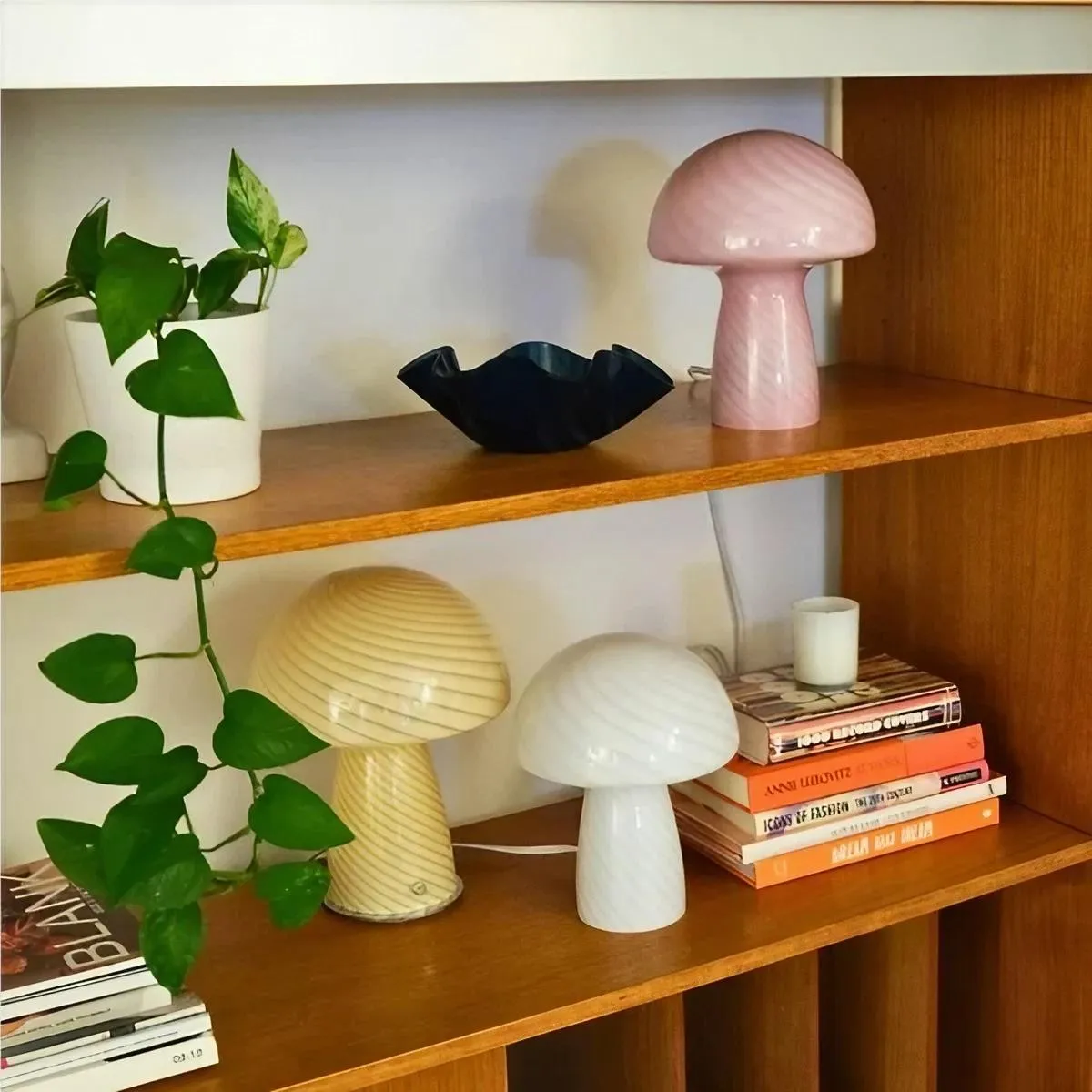Modern Design Stained Glass Mushroom Lamp KL35