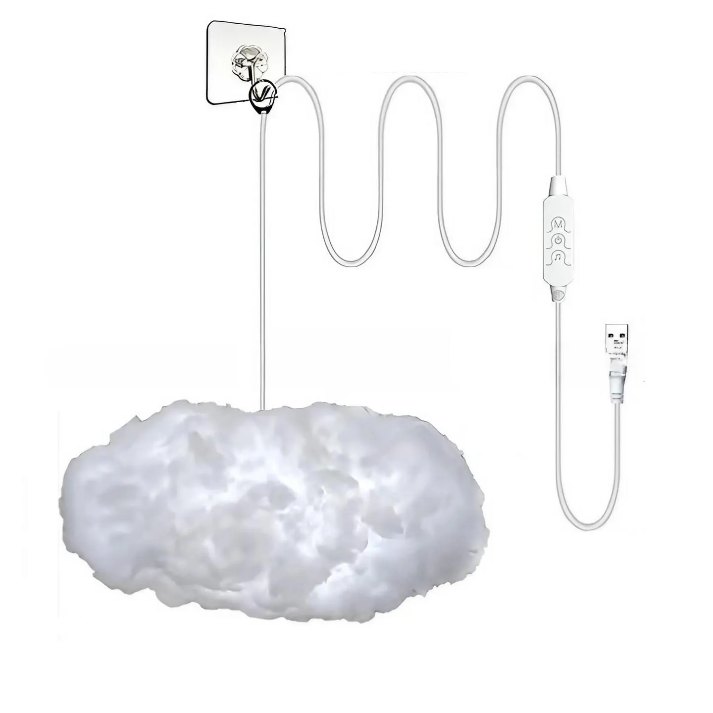 3D DIY Rainbow Cloud Ambient Lighting KL184