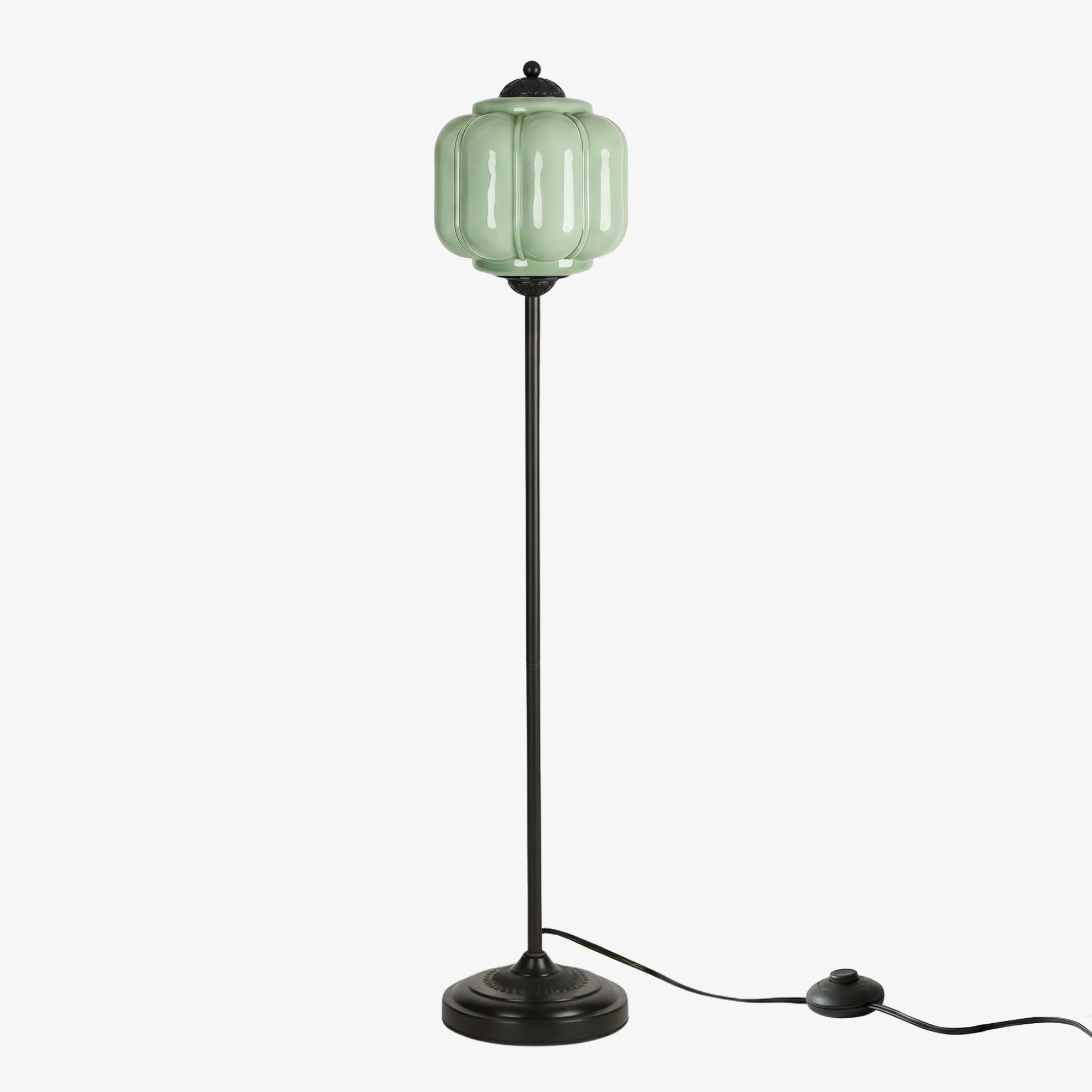 Eloise Artistic Textured Glass Floor Lamp - Elegant Lighting for Bedroom or Interior Space KL2330