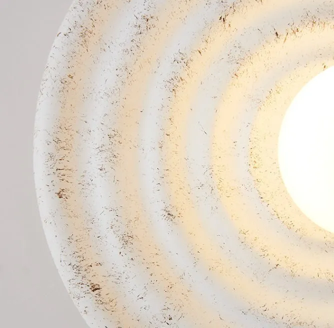 Japanese Wabi-sabi Round Indoor Wall Lamp KL747