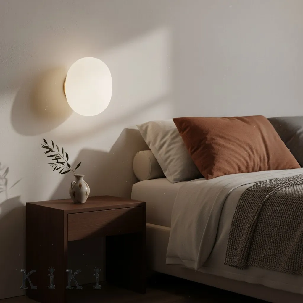 Gregg Wall Light Ceiling Light - Elegant White Shade for Home or Office Spaces