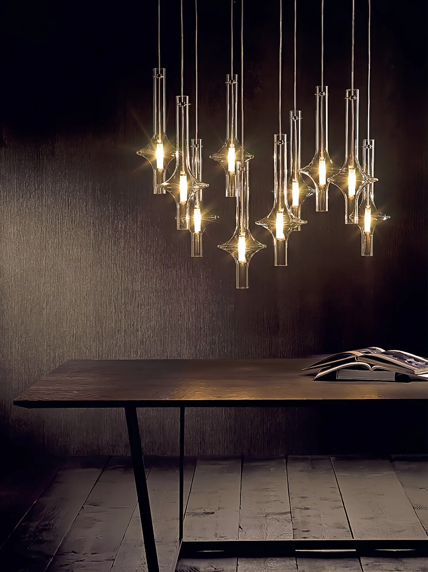 Modern Creative Glass Tube Pendant Lamp KL762