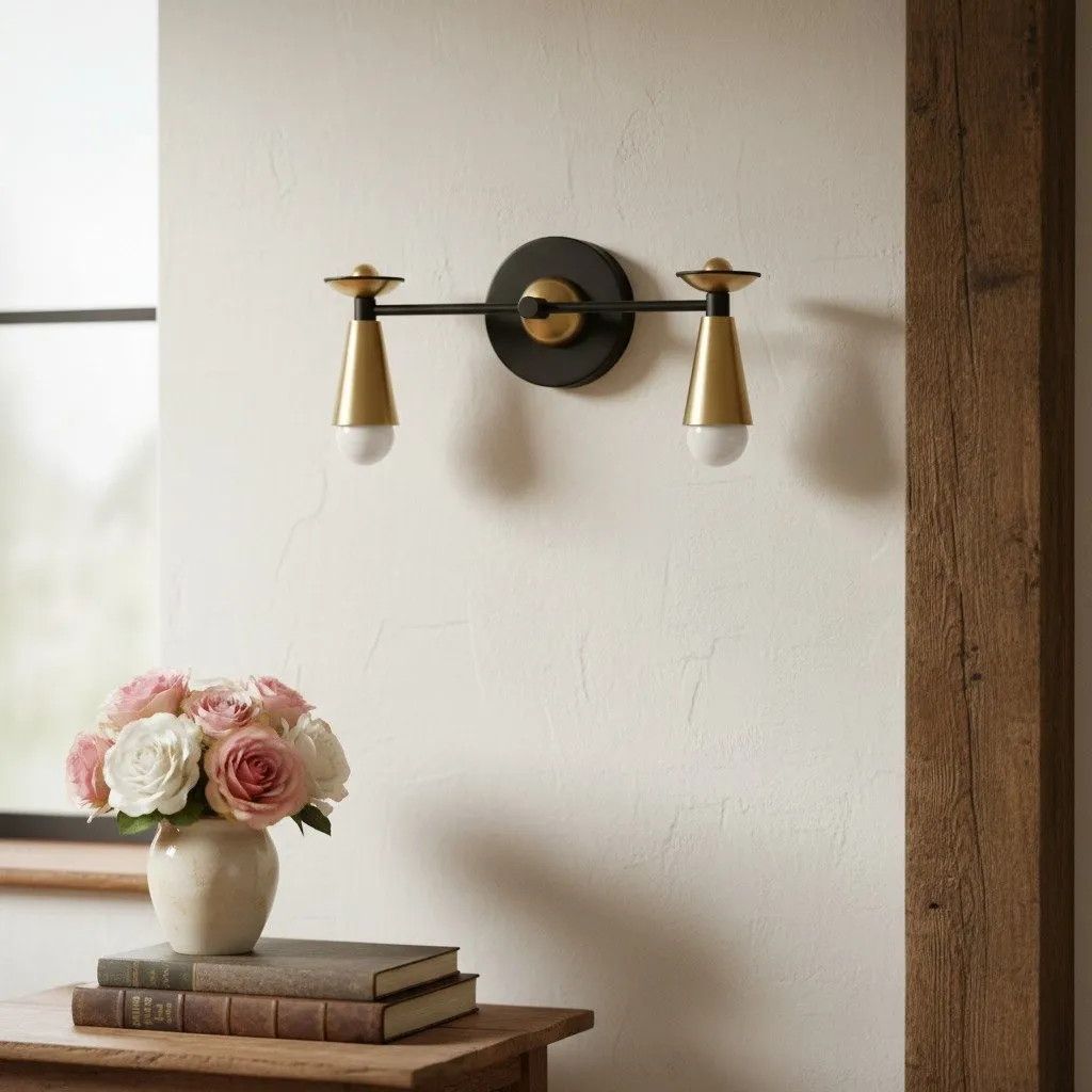 Pyralis Cone Modern Art Deco Lighting - Vintage Style Vanity Sconce Light KL1434