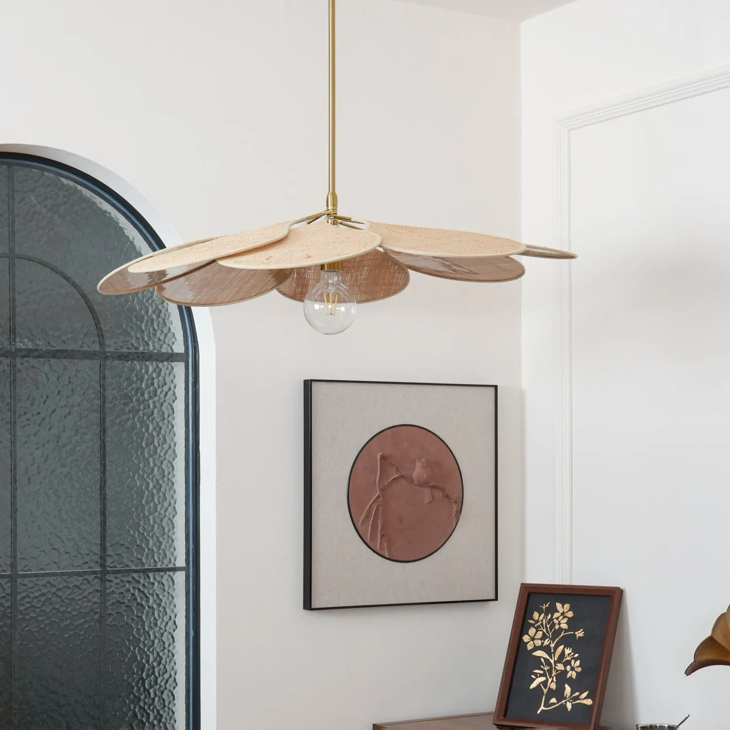 Petals Bloom Rattan Pendant Lamp KL574