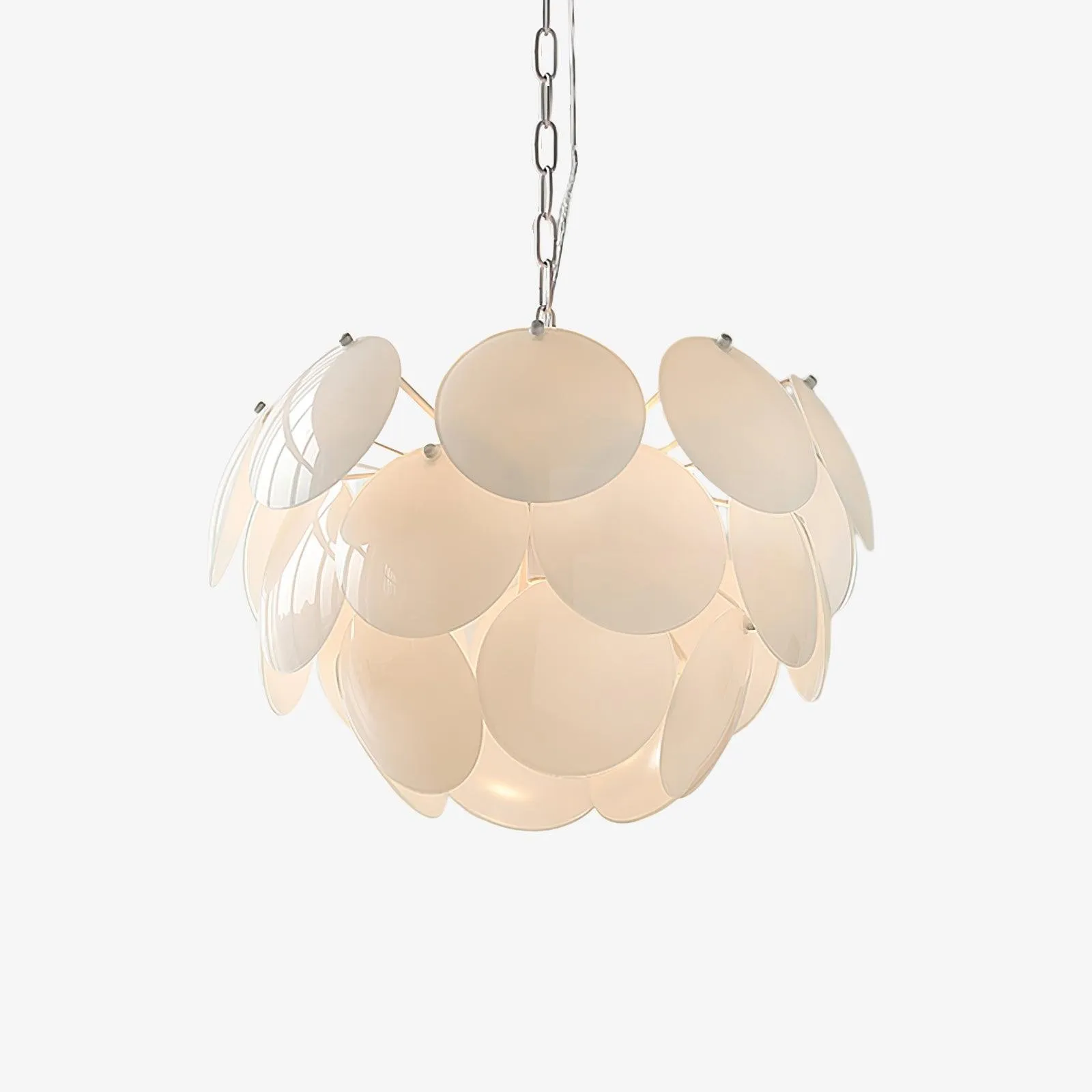 Luxury Fashion Luminous Petal Glass Chandelier KL472