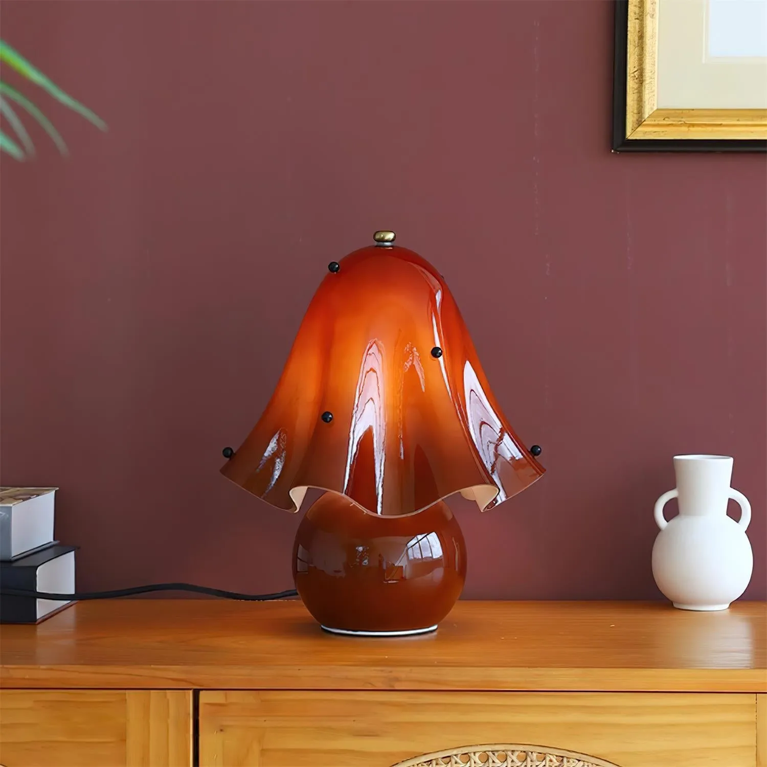 Bellina Decorative Table Lamp - Sculptural Bell Flower Shape KL1451