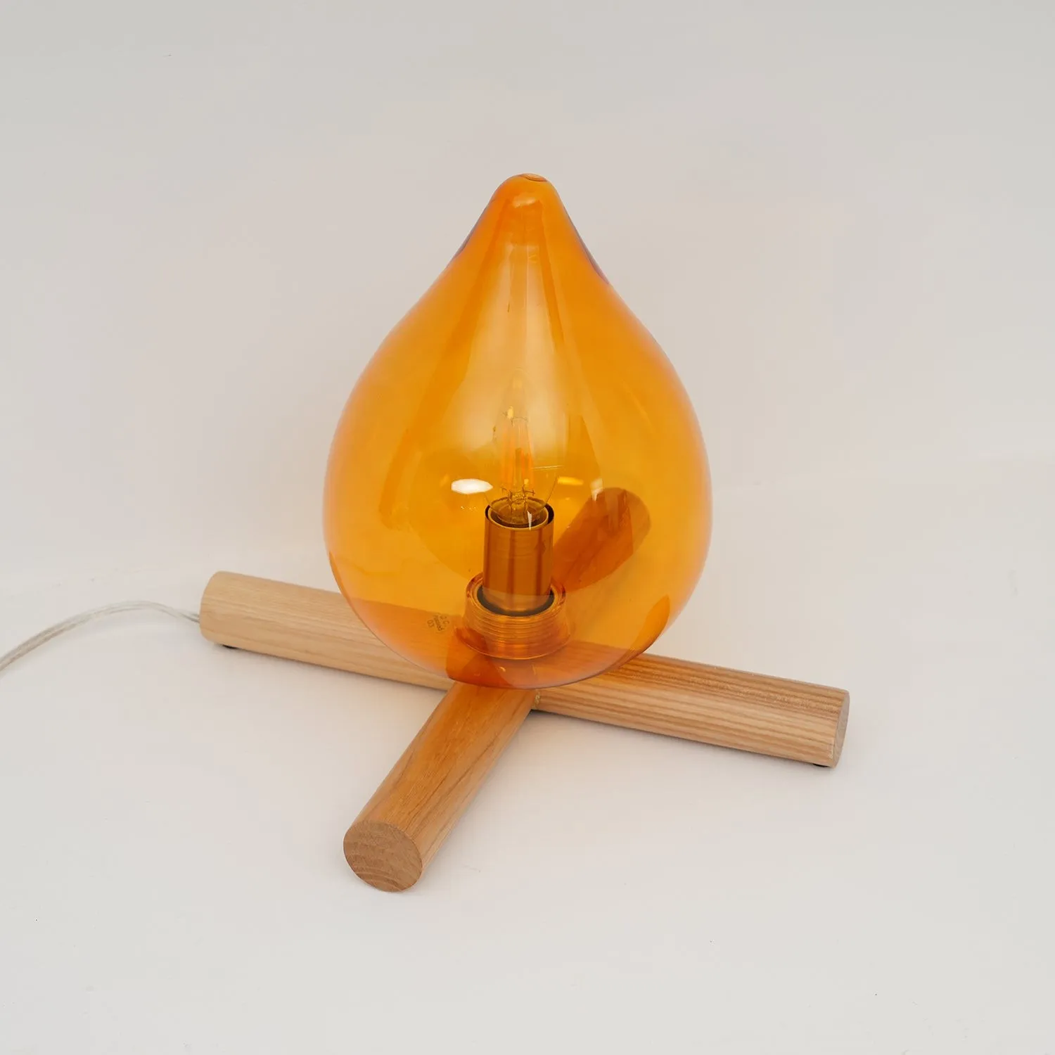 Funny Fire Shape Small Flame Table Lamp KL370