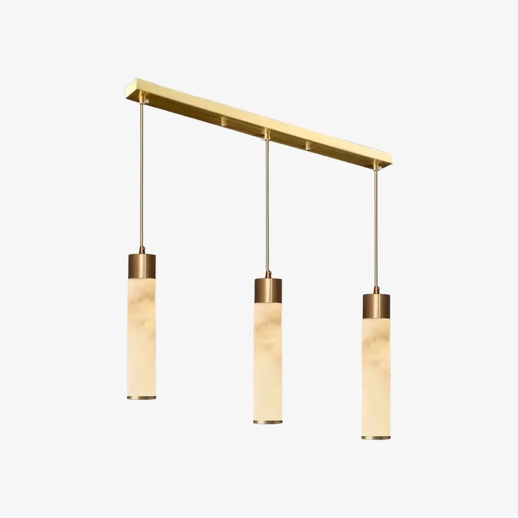Solaryx Minimal Cylindrical Silhouette Pendant Light - Modern Style Lamp for Kitchen KL2282