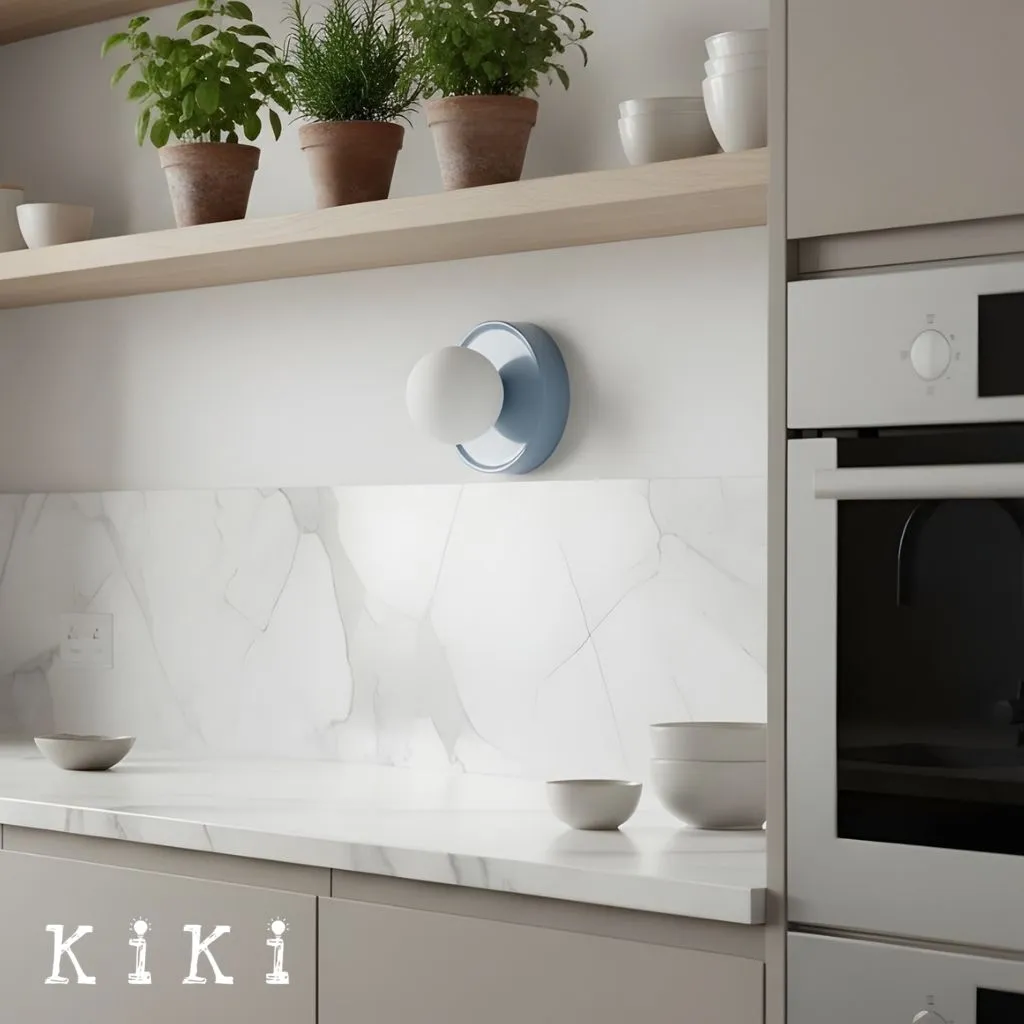 Soina Minimalist Globe Wall Light with Ceramic Base - Warm Ambient Lighting for Home KL1684
