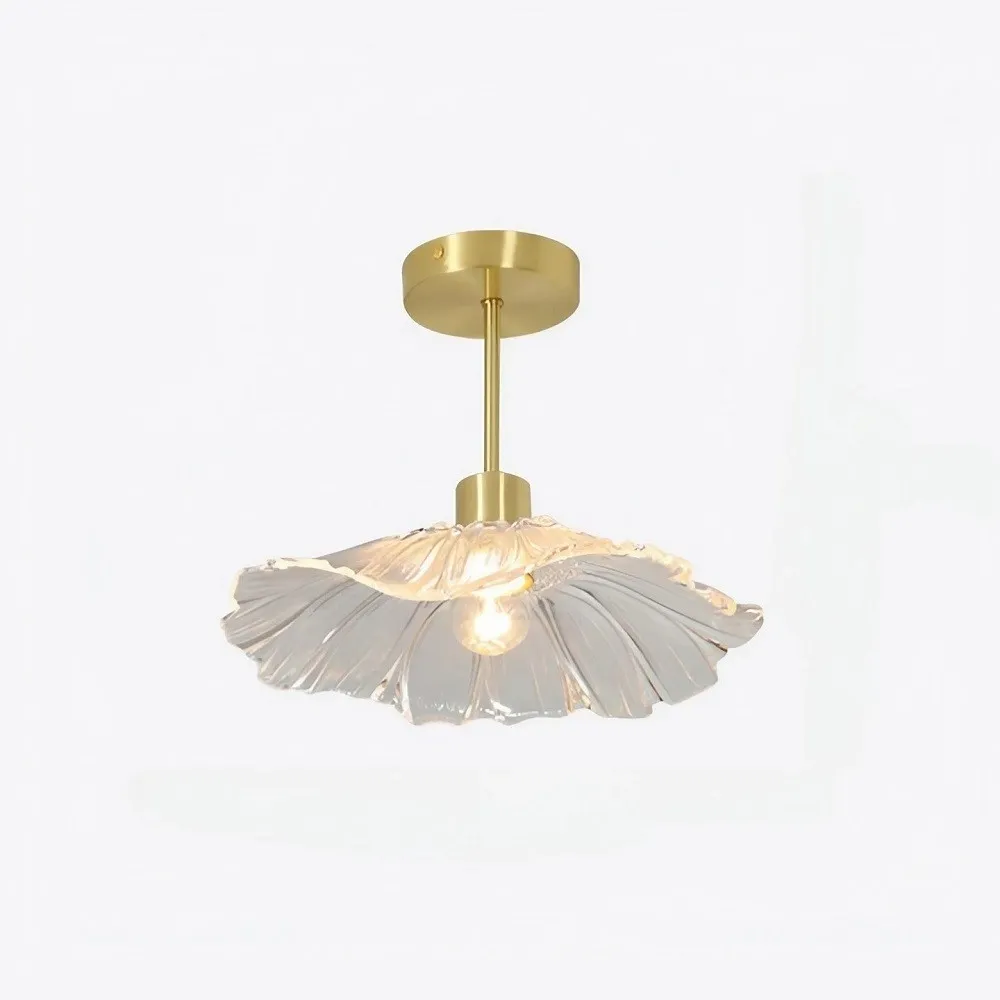 Lotus Retro Glass Ceiling Light KL70