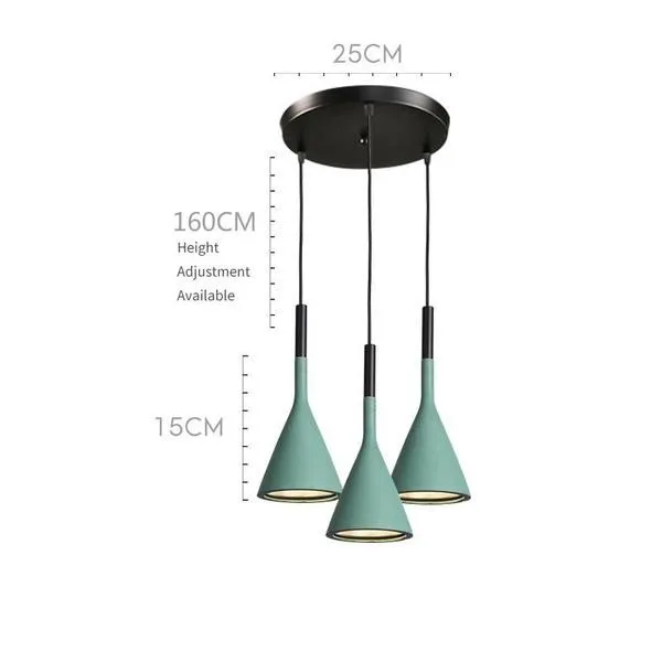 Aplomb Concrete Pendant Lamp - Minimalist Design Lighting for Dining Room and Office