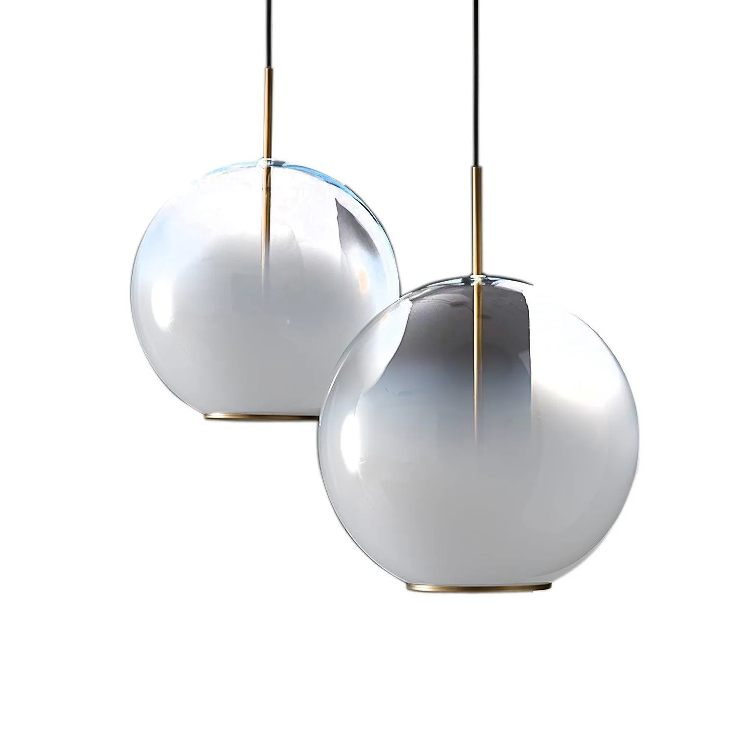 Simple Sphere Drop Gradient Glass Pendant Light KL691