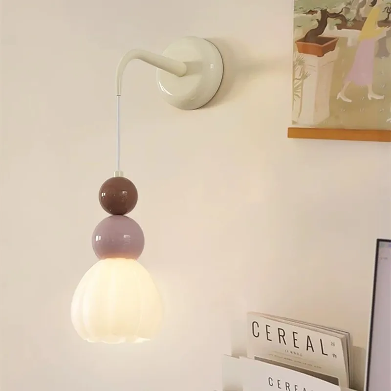 French Style Ice Cream Globe Wall Light KL134