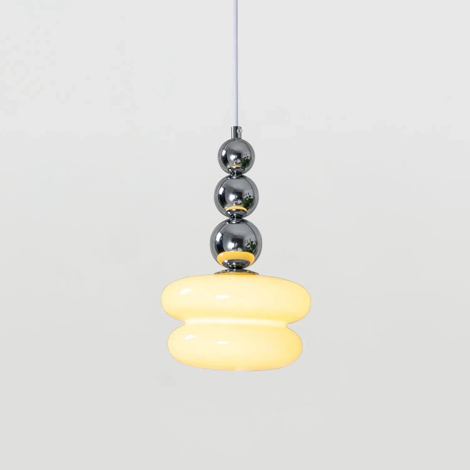 Contemporary Nordic Glass Ball Hoist Pendant Light For Living Room KL508