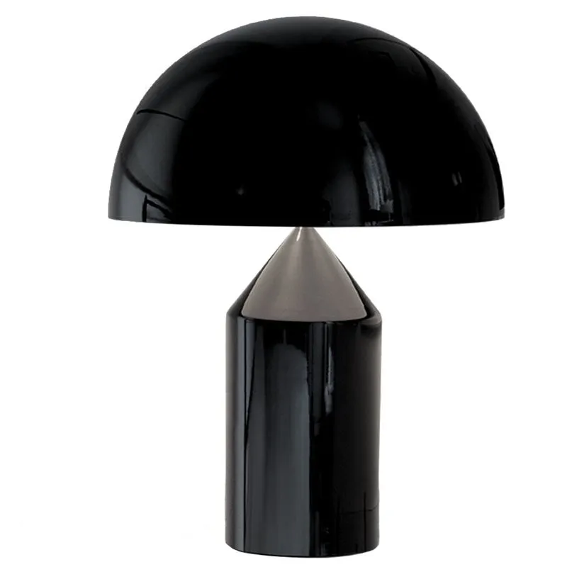 Atollo Metal Table Lamp - Decorative Dome Table Light for Office or Lounge