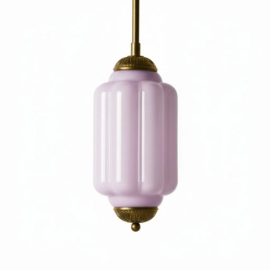 Eloise Simple Glass Irregular Lantern Pendant Lamp KL828
