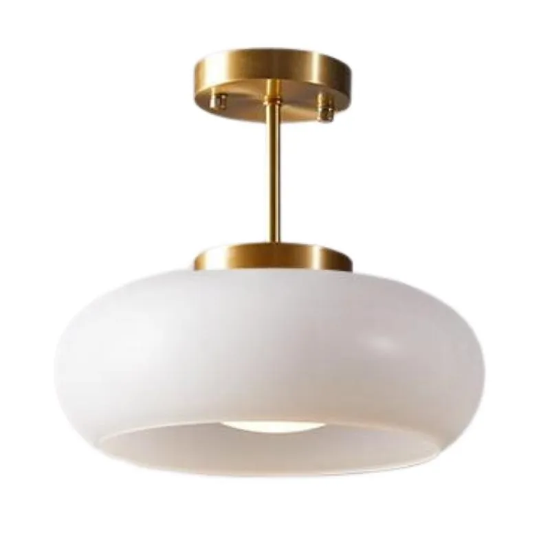 Bauhaus Style Vintage Glass Ceiling Light KL49