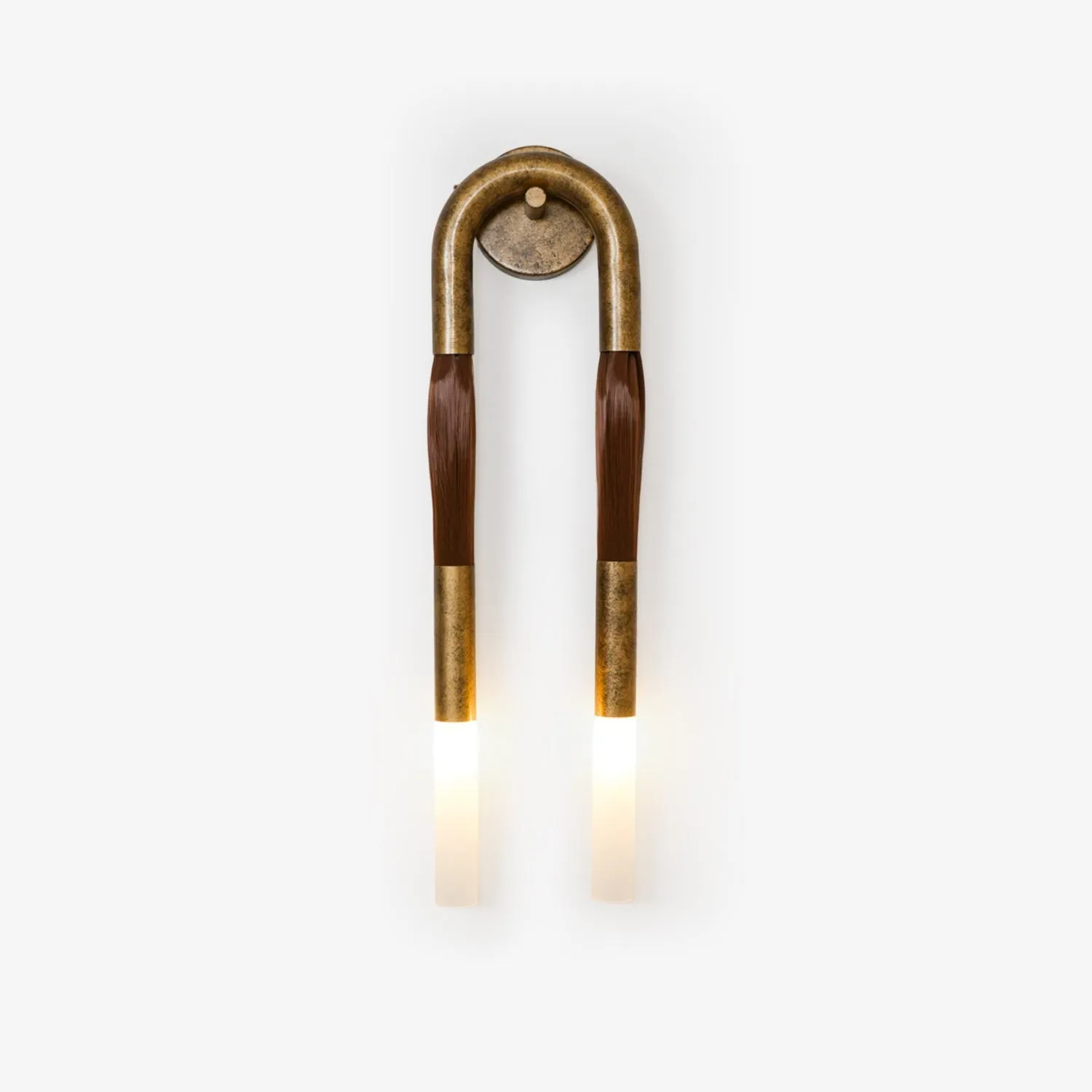 Elegant Horsehair U-Shaped Wall Light KL901