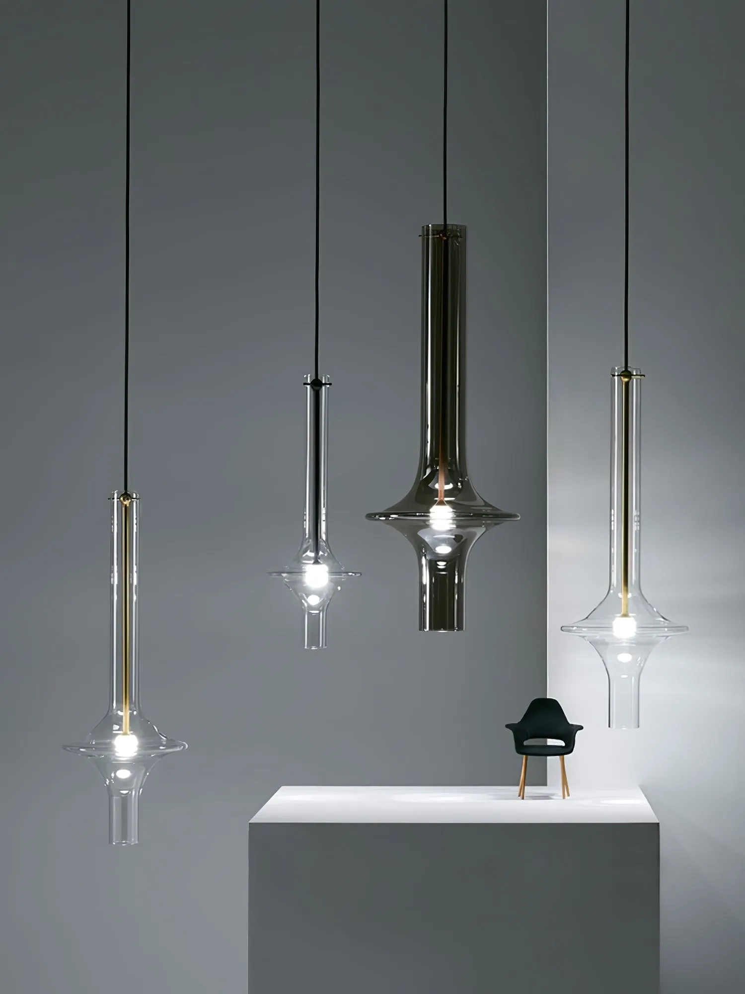 Modern Creative Glass Tube Pendant Lamp KL762