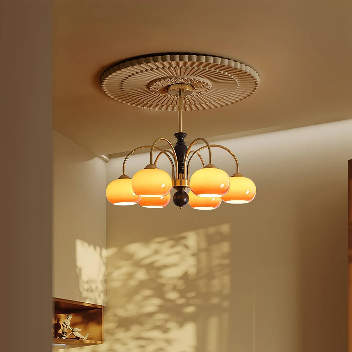 Retro Bauhaus Arch Chandelier KL218